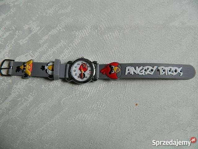 zegarek dziecięcy ANGRY BIRDS szary Zegarki dolnośląskie Wrocław