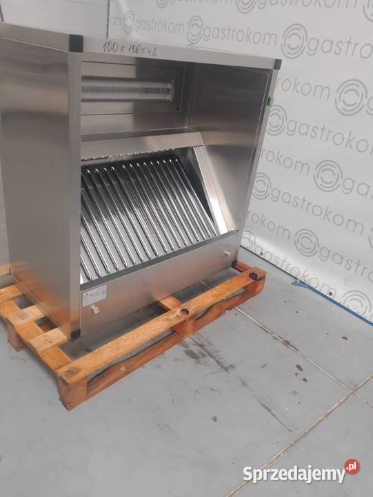 OKAP PRZYŚCIENNY SKRZYNIOWY 100X100 ŚR 200MM Wrocław