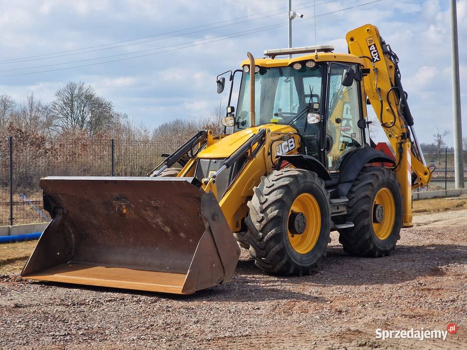 JCB 4CX BOGATE WYPOSAŻENIE JOYSTICK KLIMA Koparko ładowarki Płoty