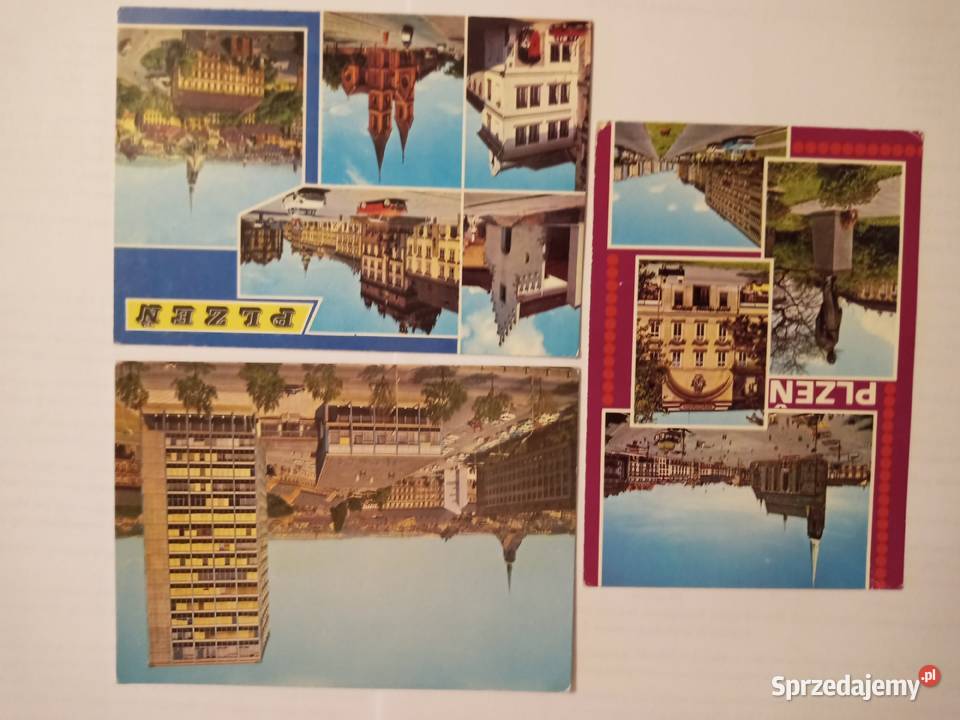 POCZTÓWKI PLZEŃ RIGA ZESTAW 37 zachodniopomorskie Szczecinek sprzedam