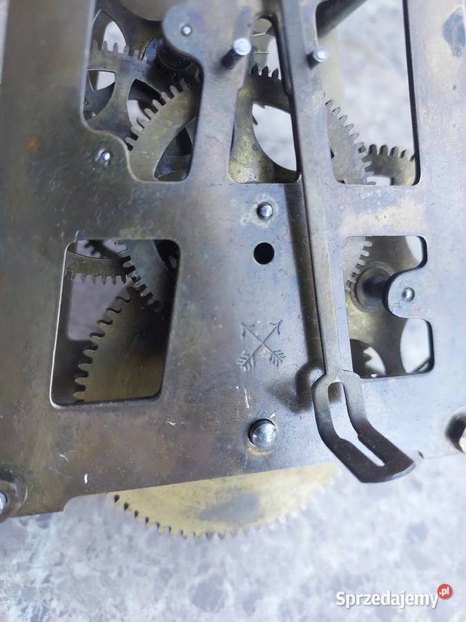 M022 Mechanizm starego zegara HAU chodzik pomorskie Tczew