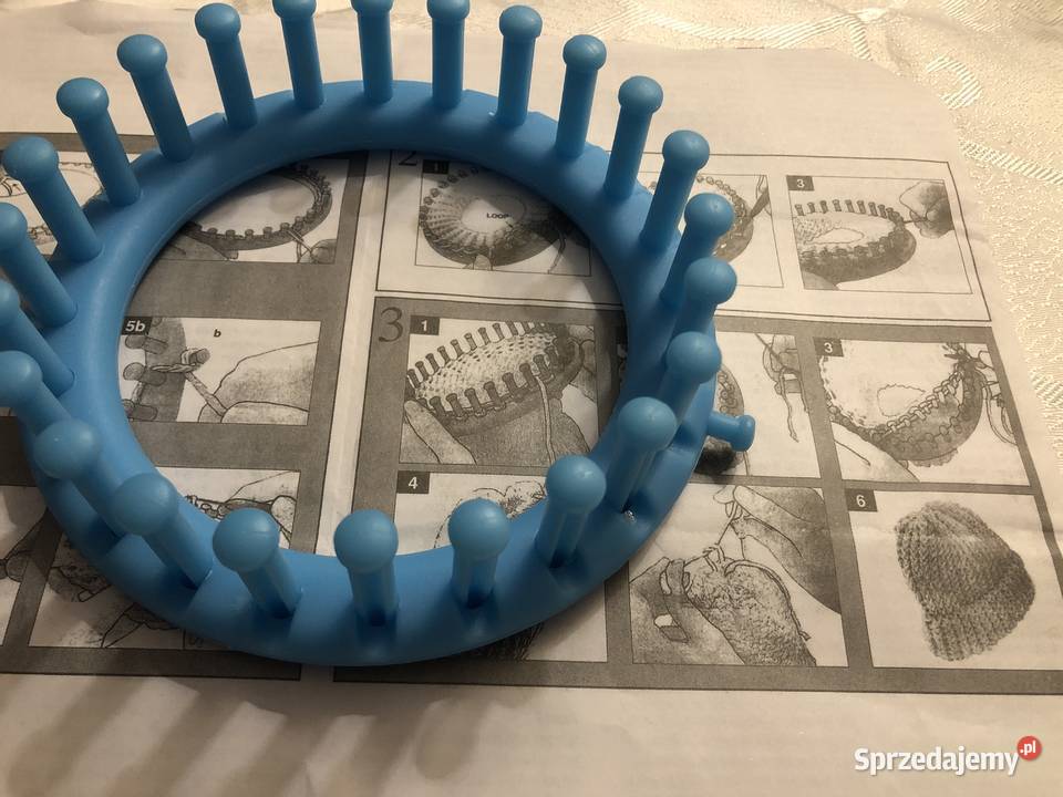 obręcz dziewiarska na golf komin czapkę 13 Zegrze