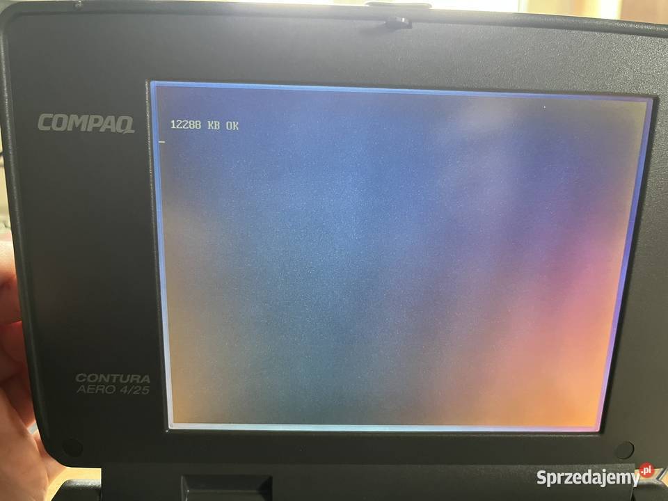 Zabytkowy laptop Compaq Contura Aero 425 Intel 486 HP/Compaq małopolskie Brzana