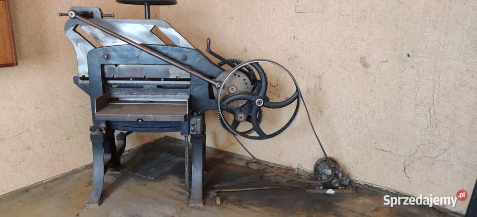 Gilotyna do kartonu z napędem silnika elektr Sosnowiec