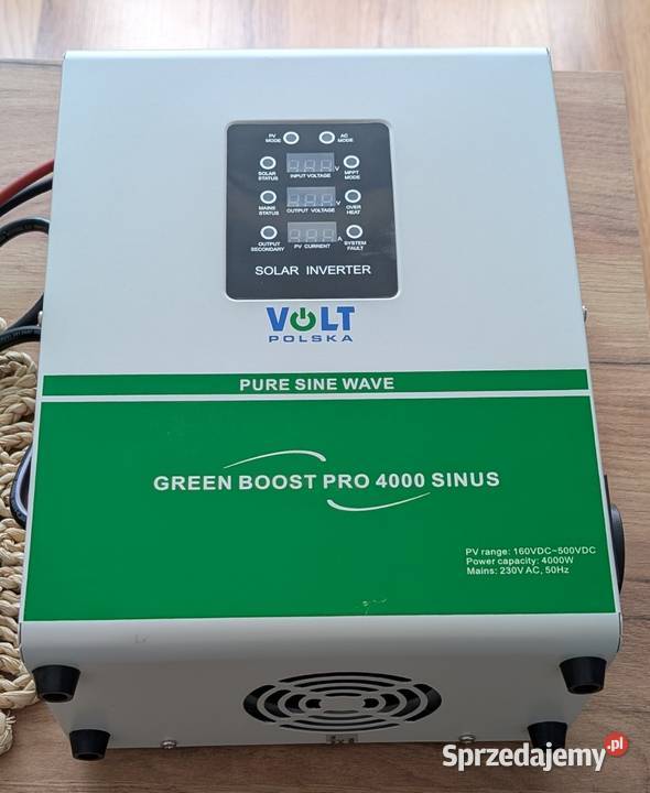 Przetwornica Volt GREEN BOOST PRO 4000 SINUS kujawsko-pomorskie Trzebiełuch