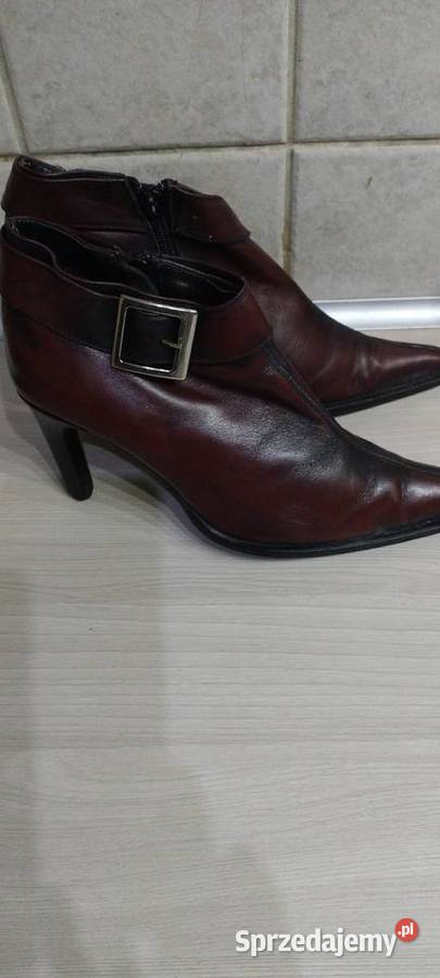 Buty cieniowane ze skóry naturalnej Lublin