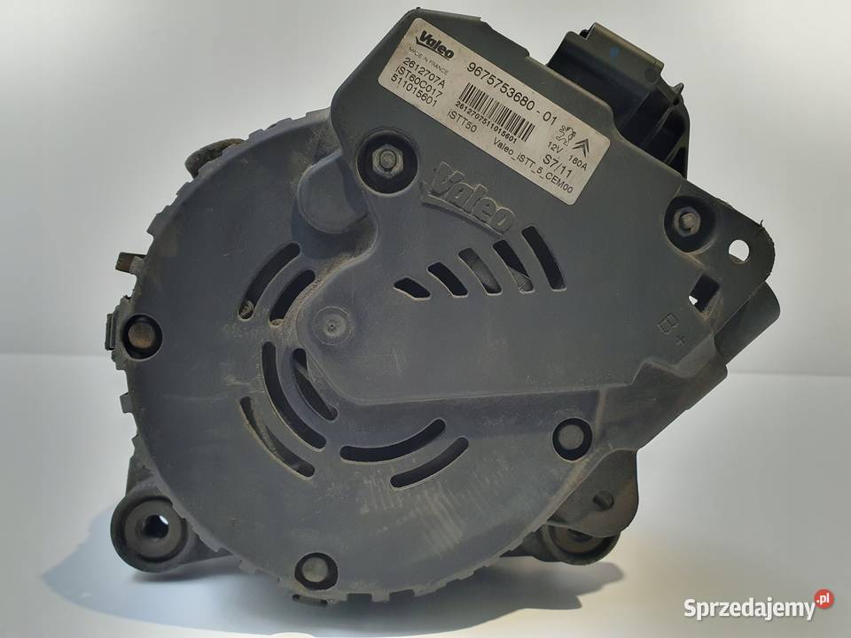 ALTERNATOR Peugeot 508 16 HDI 9675753680 Układ elektryczny silnika lubelskie Chełm