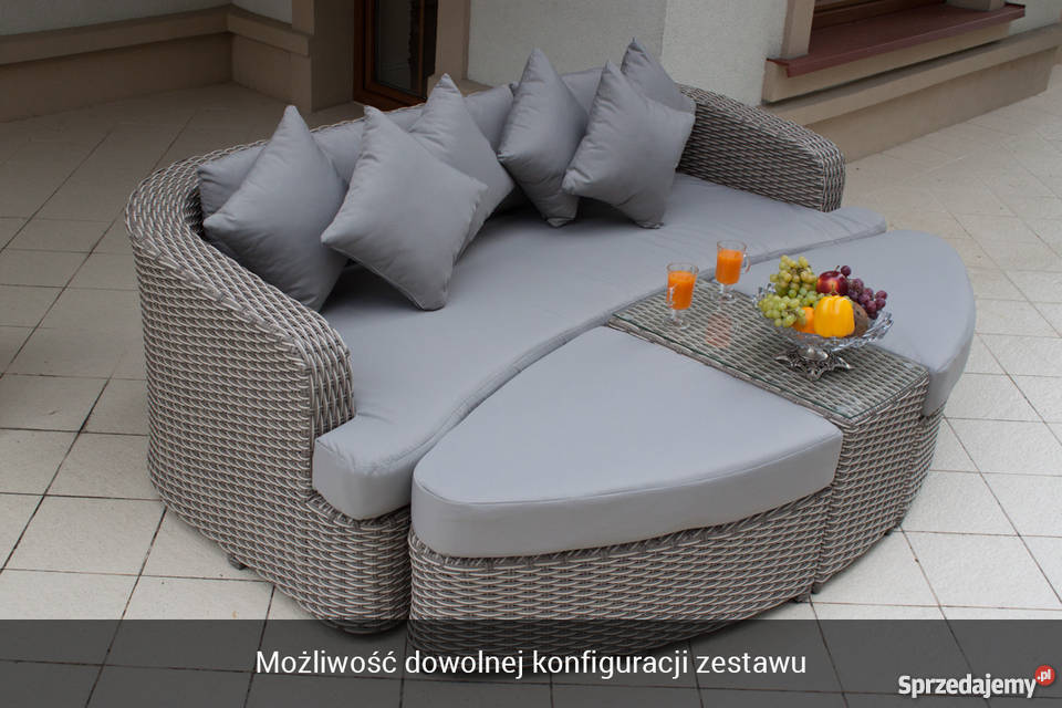 Zestaw ogrodowy meble technorattan Sofa Alessia Łaskarzew sprzedam