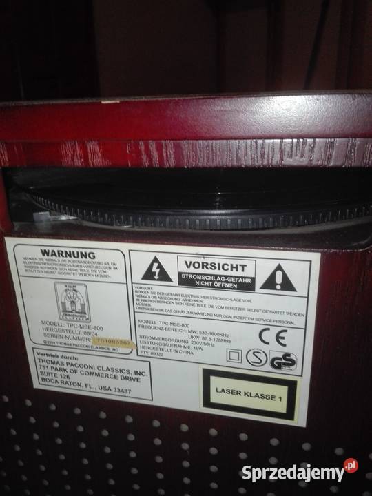 Sprzedam Gramofon zachodniopomorskie Dębno