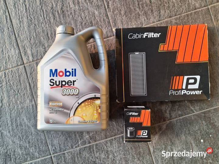 Olej Mobil Super 3000 5W 40 42 l filtry Kostrzyn