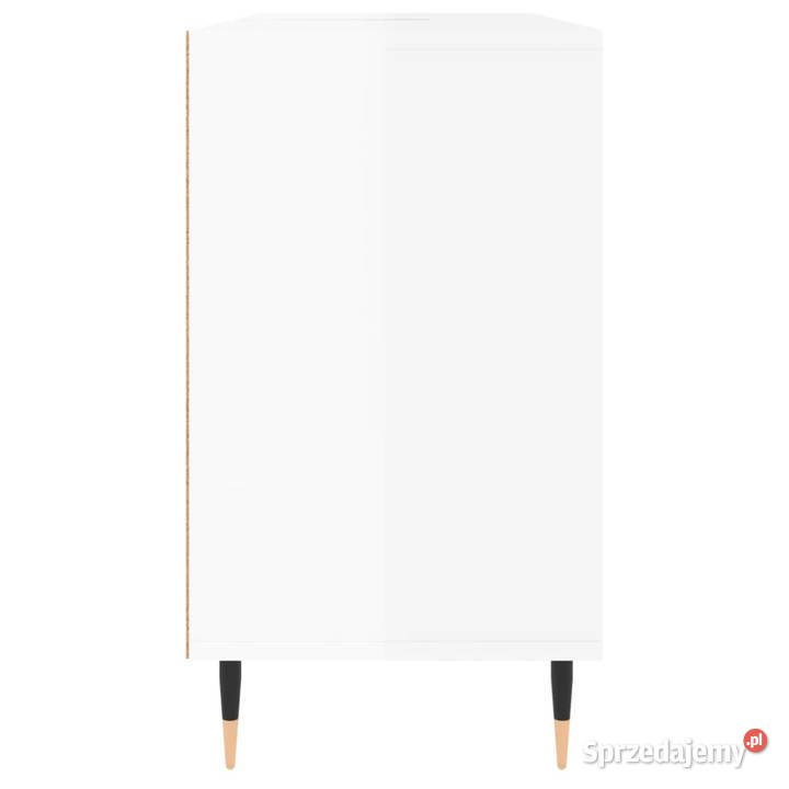 Szafka łazienkowa biała z połyskiem 80x33x60 mazowieckie Warszawa