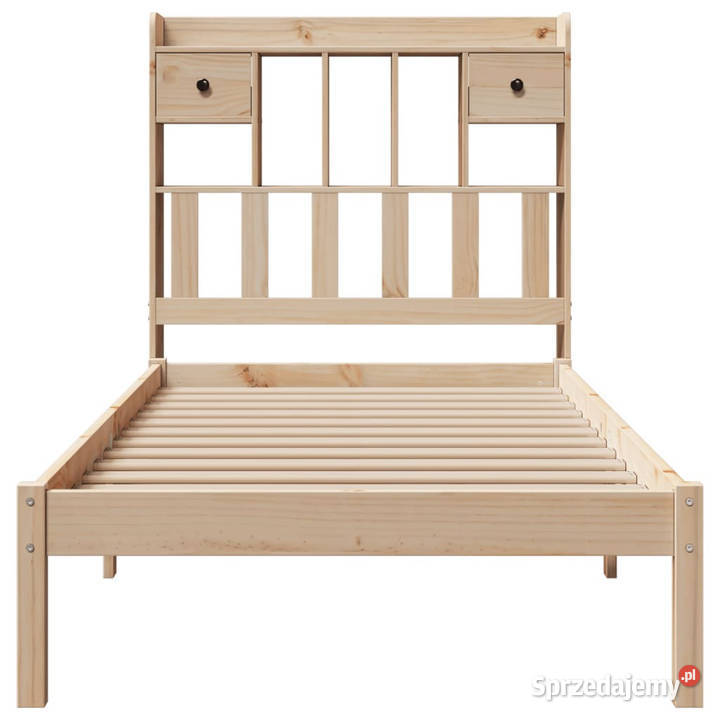 Łóżko z regałem bez materaca drewno sosnowe 96cm sprzedam