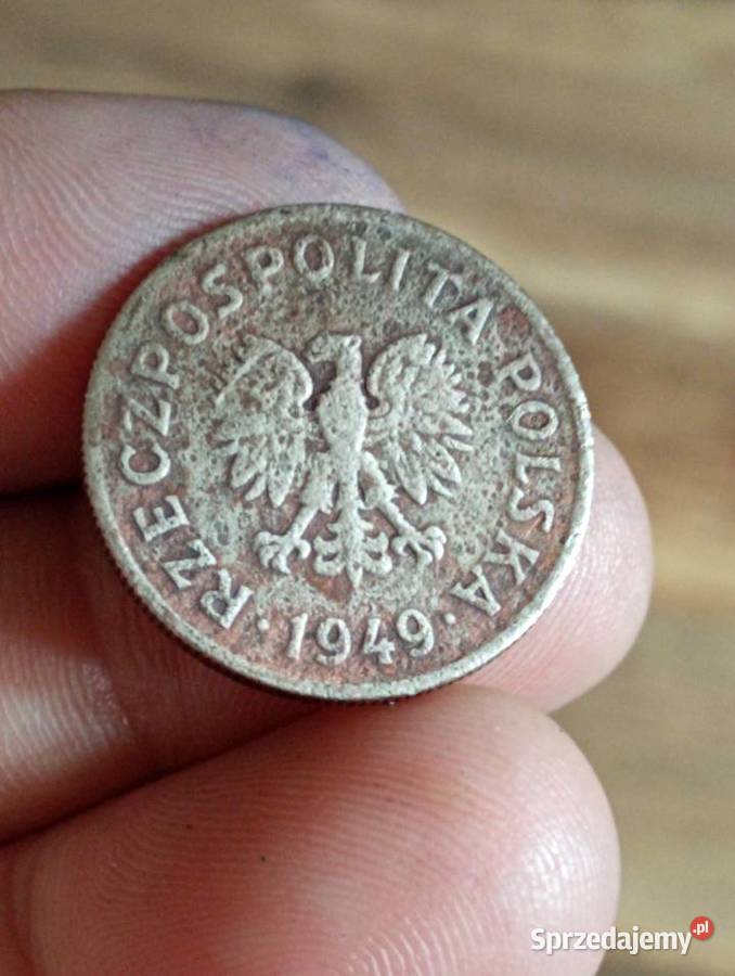 Sprzedam monete 50 gr 1949 miedzionikiel Numizmatyka lubelskie Chełm