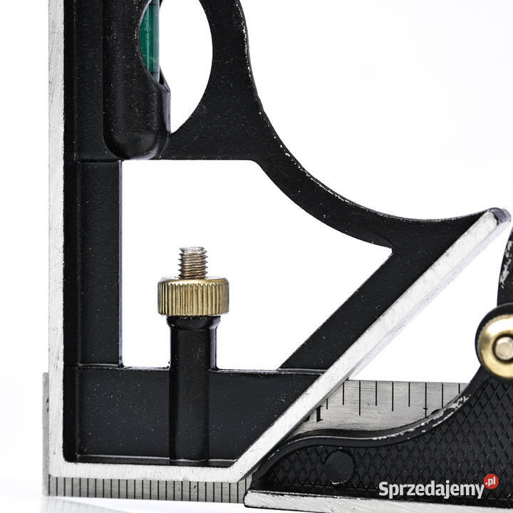 Kątomierz Kombinowany 0180 z Liniałem 300mm Ludźmierz