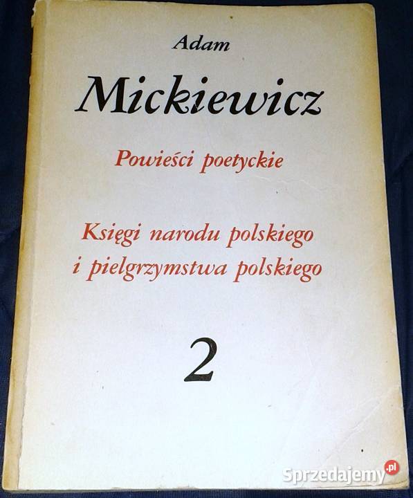 Powieści poetyckie 2 Księgi narodu polskego Adam Rok wydania 1982