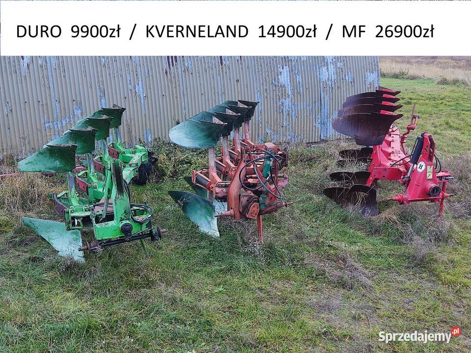 pług pługi duro kverneland frauge overum agrolux
