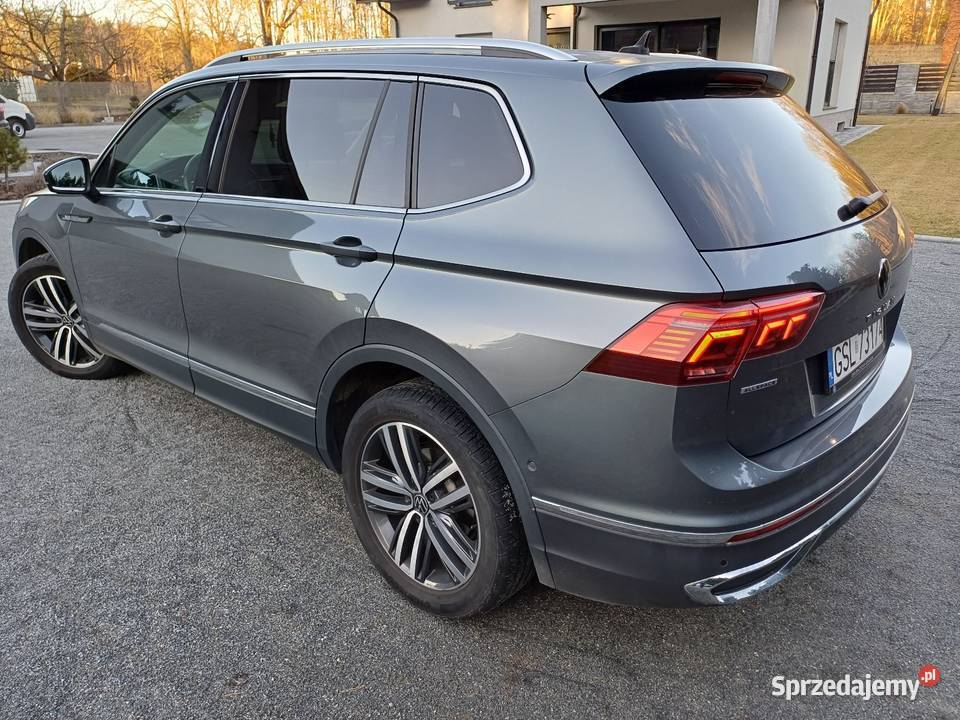 Polski salon Faktura Vat Tiguan Allspace 20 czujnik parkowania Żórawie