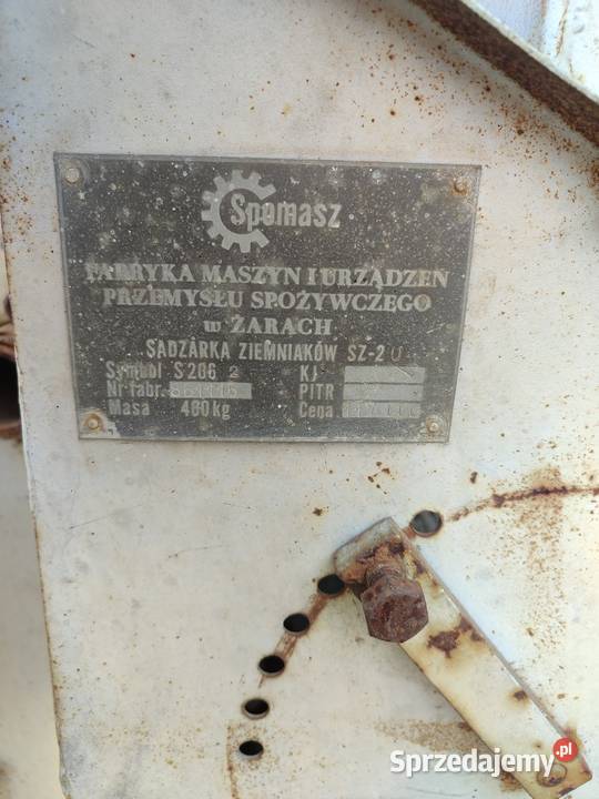 Sadzarka Polska kubełkowa spomasz Szelejewo Pierwsze