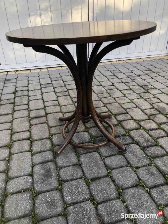 Okrągły stolik ZPM Radomsko z czasów PRL Vintage Kraków