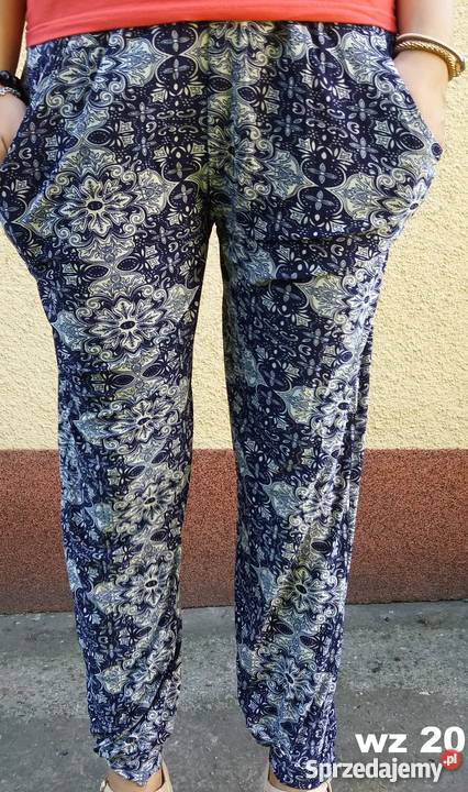 Alladyny szerokie spodnie przewiewne uniwersal Olkusz