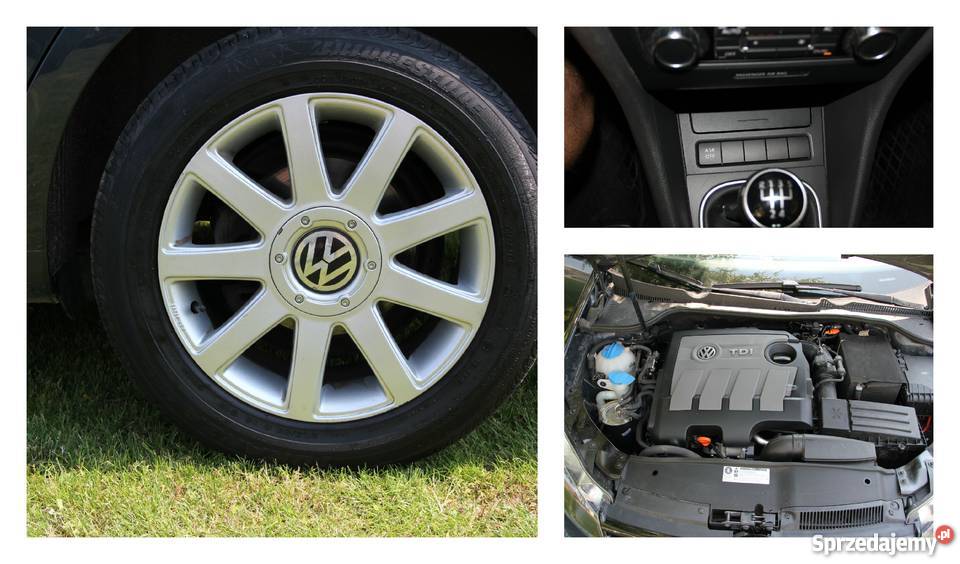 Golf VI 16 TDI Kombi 2010 lubelskie Łęczna sprzedam