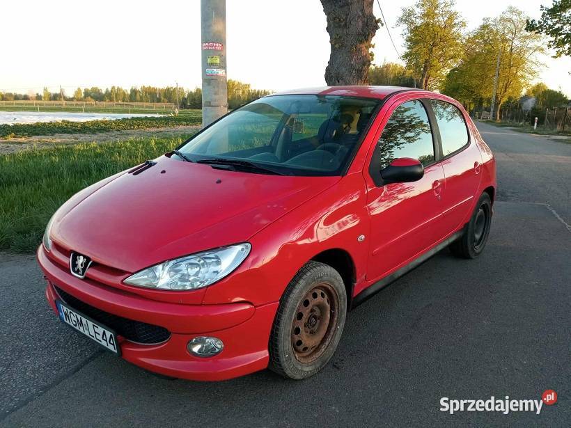 PEUGEOT 206 14 KLIMA WAŻNE OC I PT 2006 sct Grójec