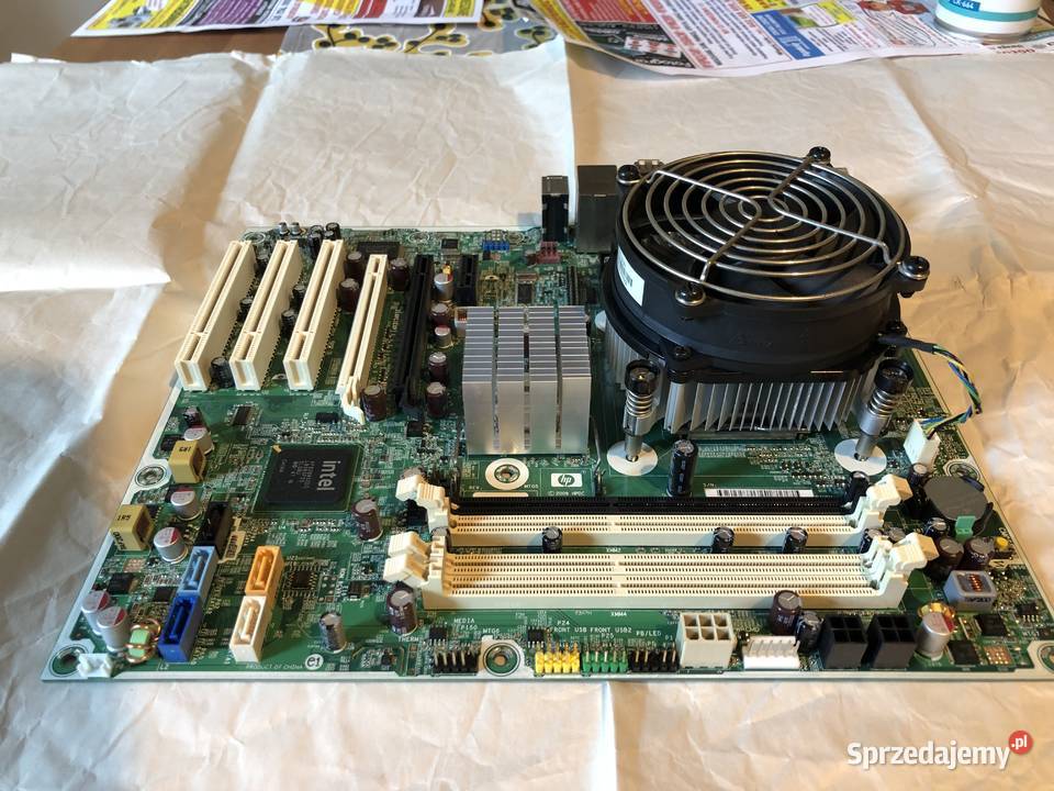 Płyta główna z Intel Core 2 Quad Q8400 do HP śląskie Tychy sprzedam