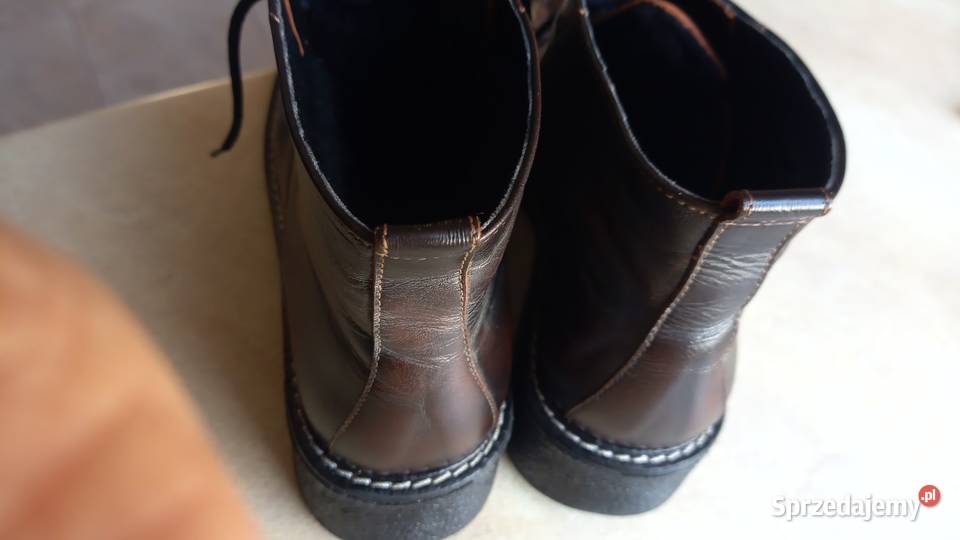 Botki damsie ocieplane inna Kozaki Wieluń sprzedam