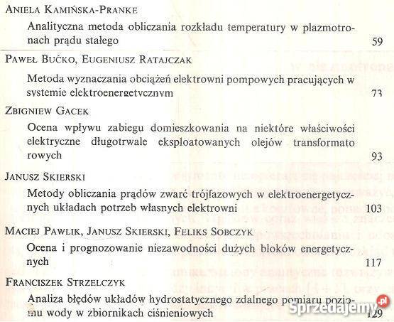 ARCHIWUM ENERGETYKI TOM XVIII 389 Rok wydania 1989 Warszawa