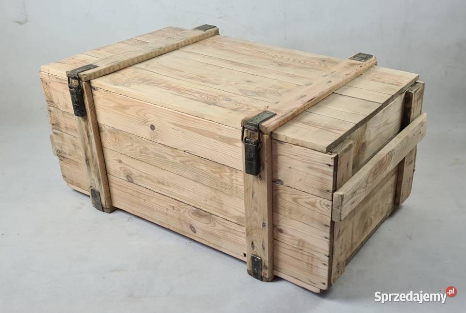 Skrzynia drewniana oszlifowana solidna 105x63x45 drewno Meble ogrodowe Starogard Gdański