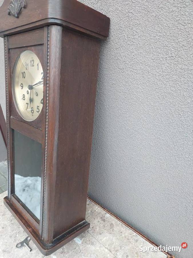 Stary zegar ścienny przedwojenny sprawny film