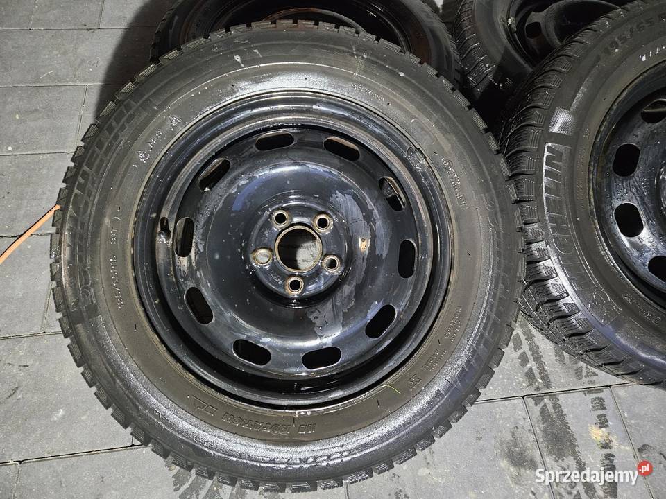 Koła opony zimowe Michelin 19565R15 felgi podlaskie Łomża