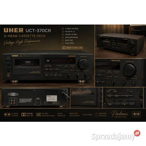 UHER UCT370CR 3Head Cassette Deck Dolby HX Pro sprzedam