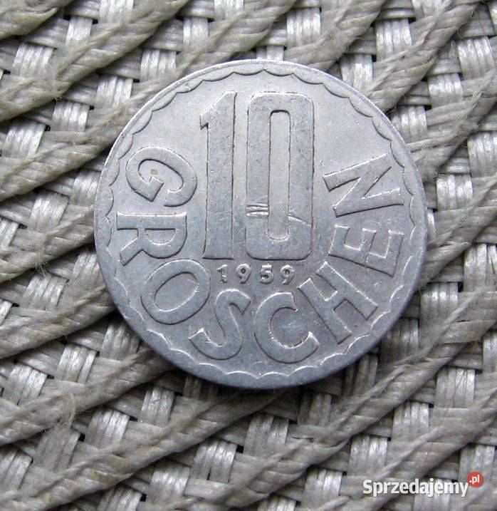 Austria 10 Groszy 1959r Kalisz sprzedam