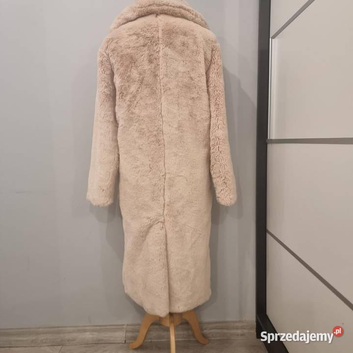 Damski zimowy futrzany płaszcz NAKD S Rozmiar 36(S) Kraków sprzedam