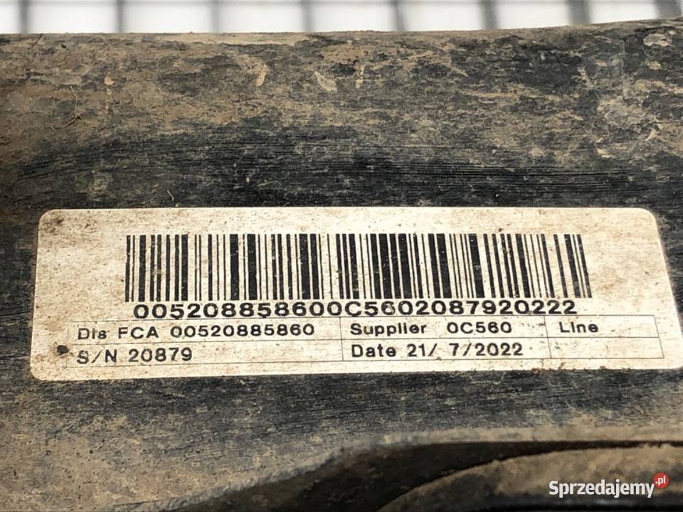 BELKA TYŁ JEEP COMPASS MP SUV 00520885860 TYLNA