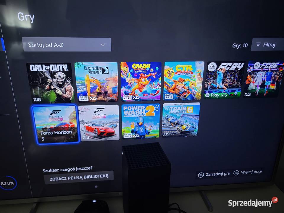 Konsola Xbox Series X 2 pady pudełko okablowanie