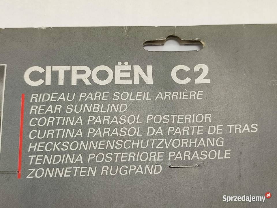 OSŁONA PRZECIWSŁONECZNA SZYBY TYŁ CITROEN C2