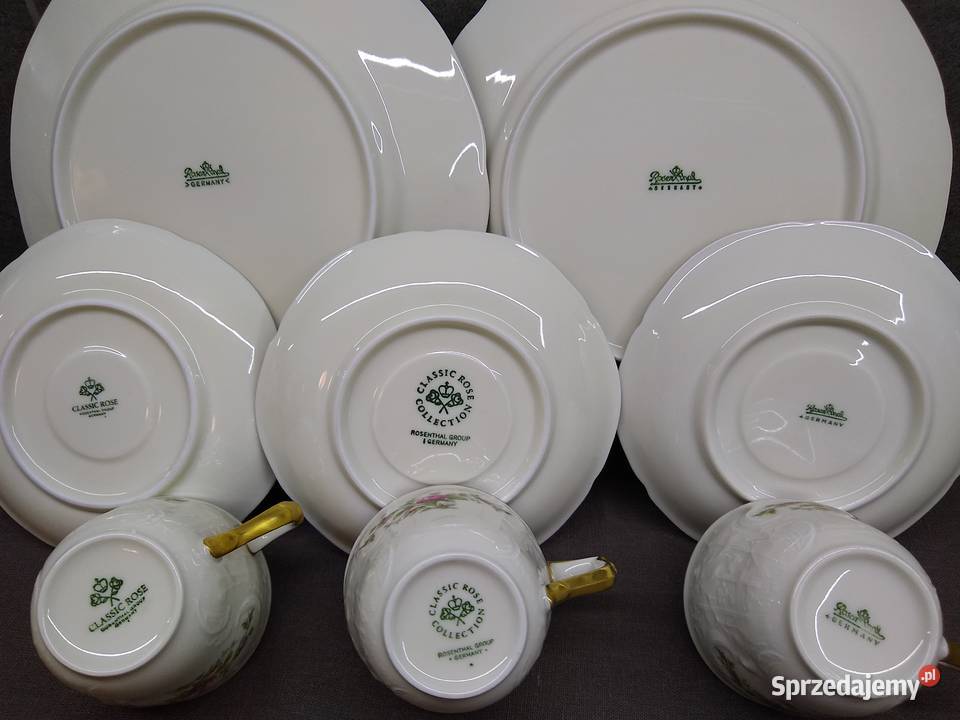 Rosenthal Sanssouci Moosrose zestaw kawowy Kalisz
