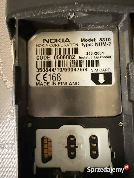 Nokia 8310 Kultowy Telefon Komórkowy Vintage śląskie Czerwionka-Leszczyny