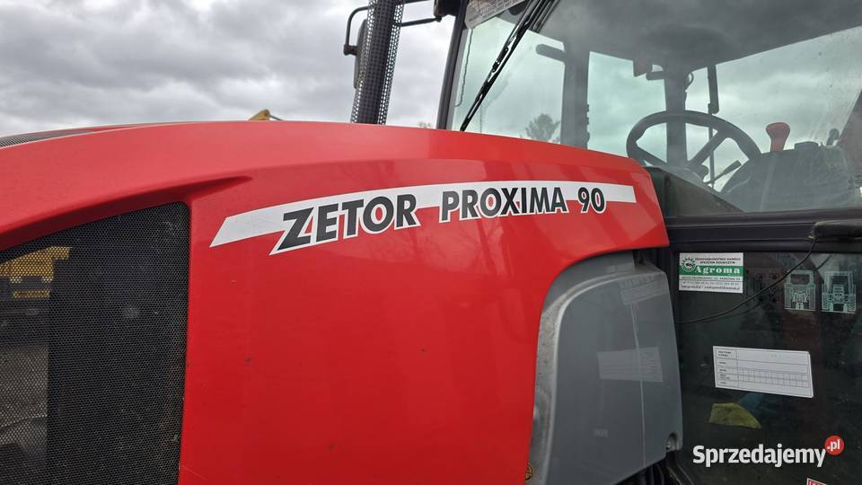 Pług Ciągnik Zetor Proxima 90 z pługiem i Zetor Jaworzno