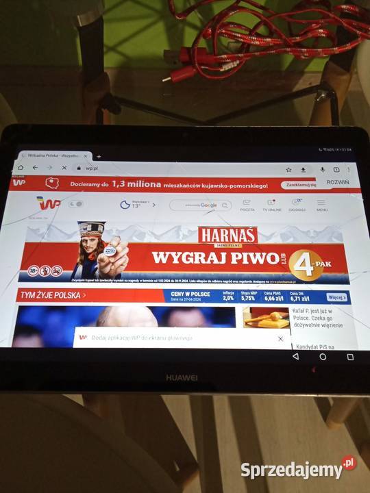 Sprzedam Sprawny Tablet Huawei AGSW09 Okazja Huawei Golub-Dobrzyń sprzedam