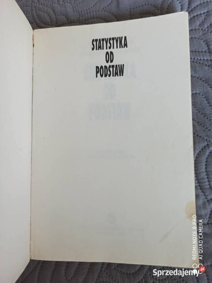 STATYSTYKA PODSTAW JJóźwiak JPodgórski Warszawa