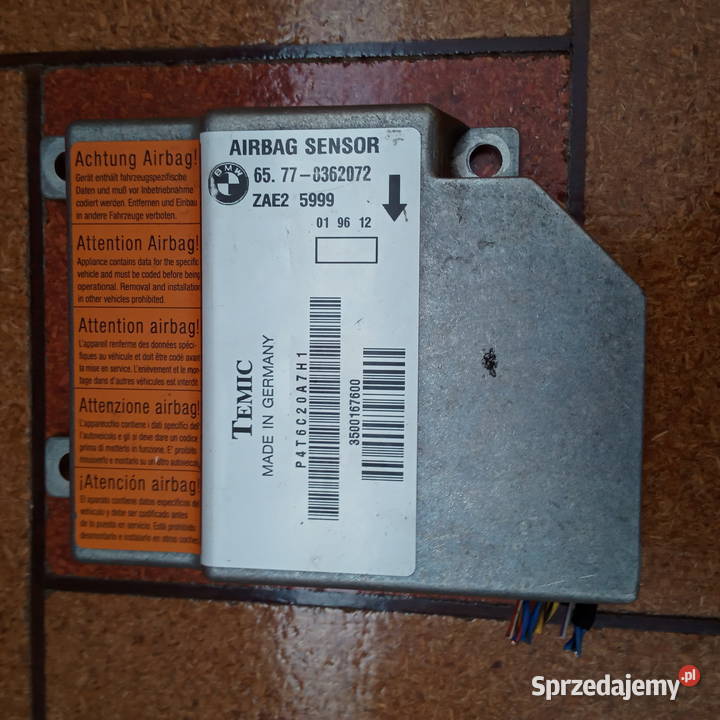 BMW E39 Sensor poduszek Moduł Airbag 8362072 Dębica