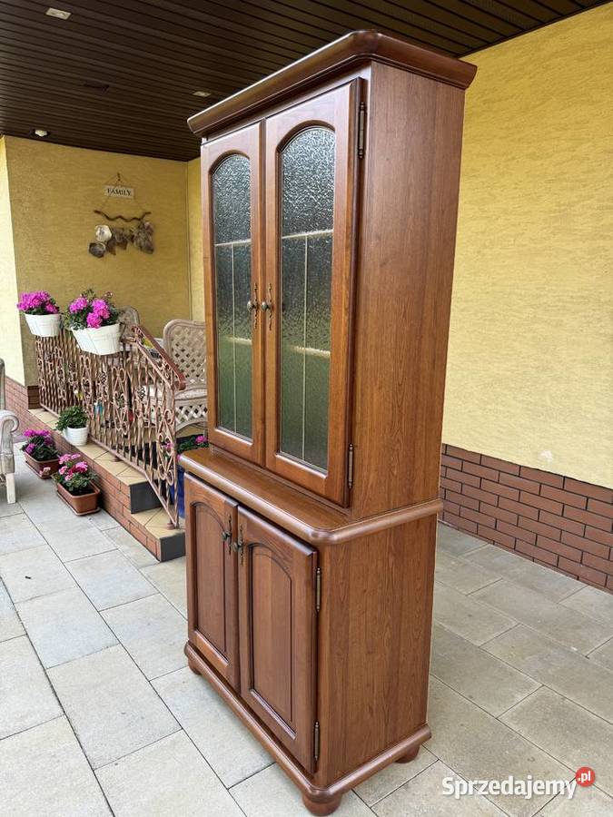Regał Bawaria szafka przeszklona kredens witryna