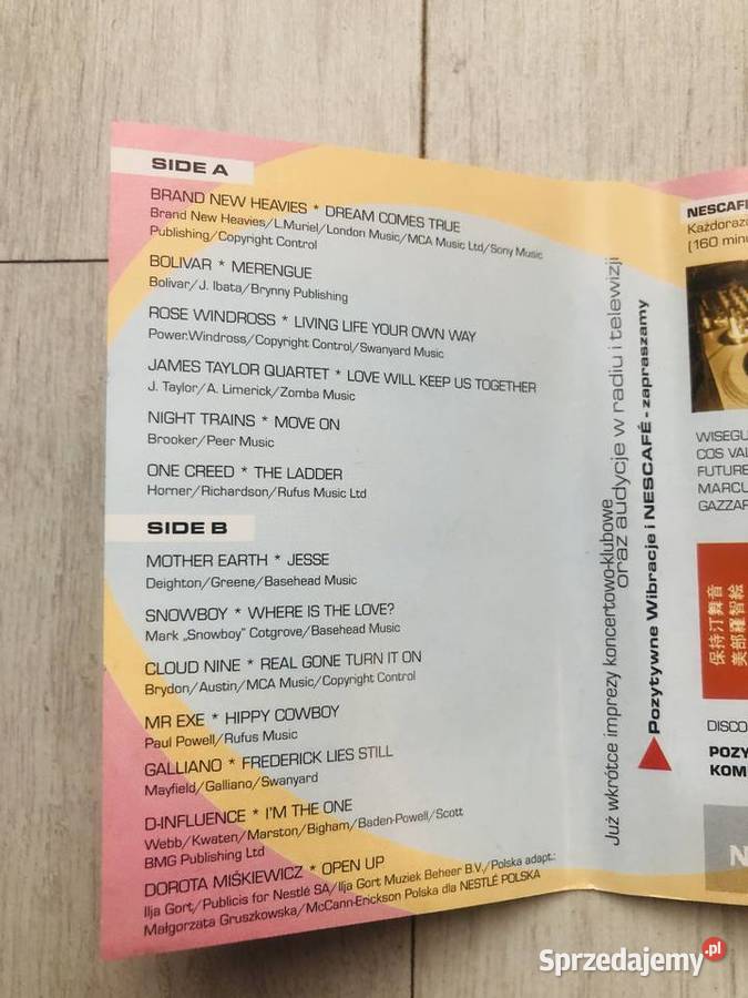 Kaseta audio Składanka kasety hity zagraniczne łódzkie Łódź