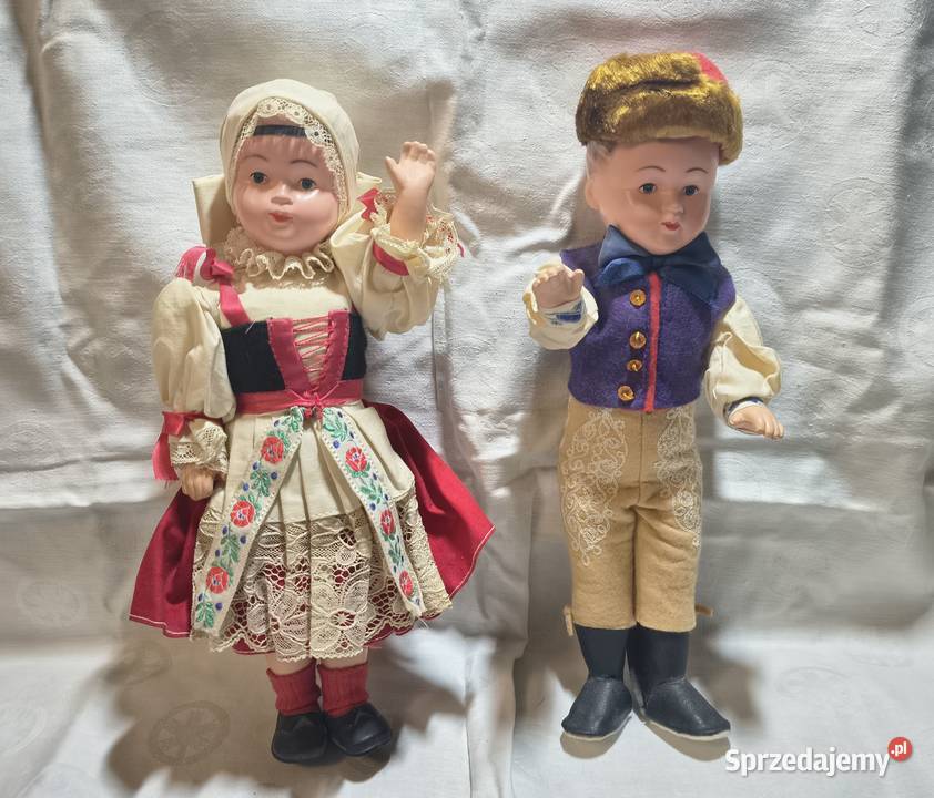 Piekne czechosłowackie lalki Lidova Tvorba Rzeszów
