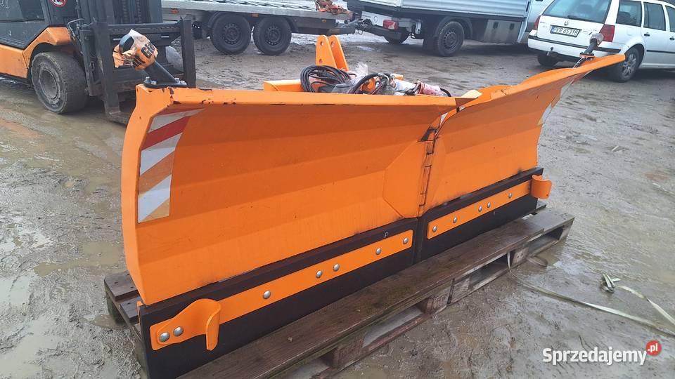 Pług śnieżny Saphir skosowany nowy nie używany wielkopolskie Baszków