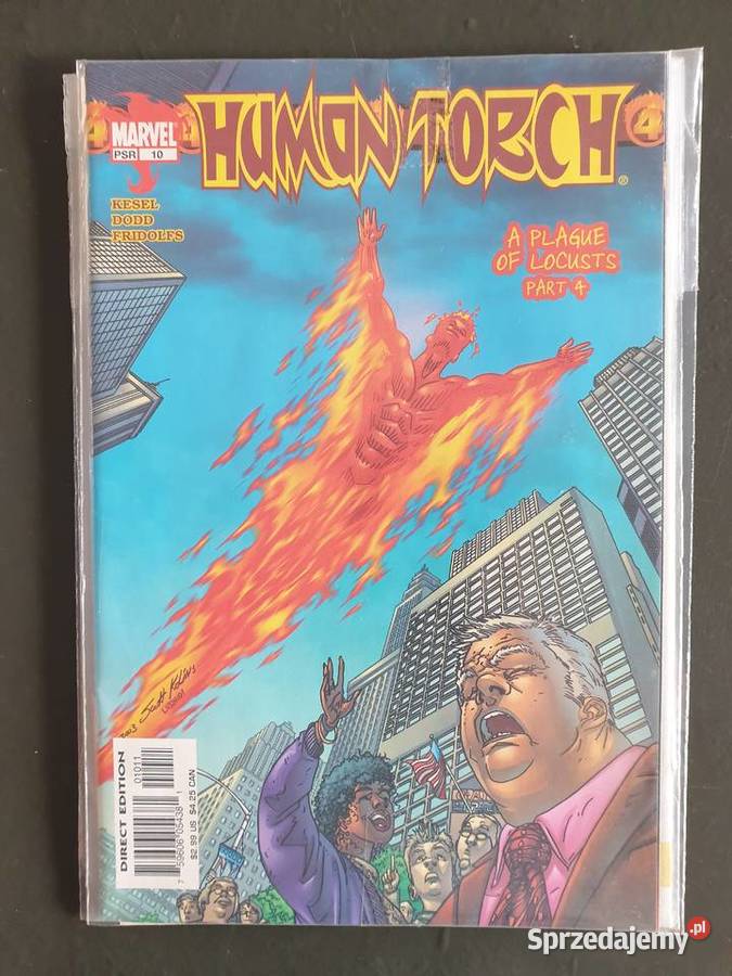 Human Torch A Plague Of Locusts 4 komiksy Marvel pomorskie Gdynia