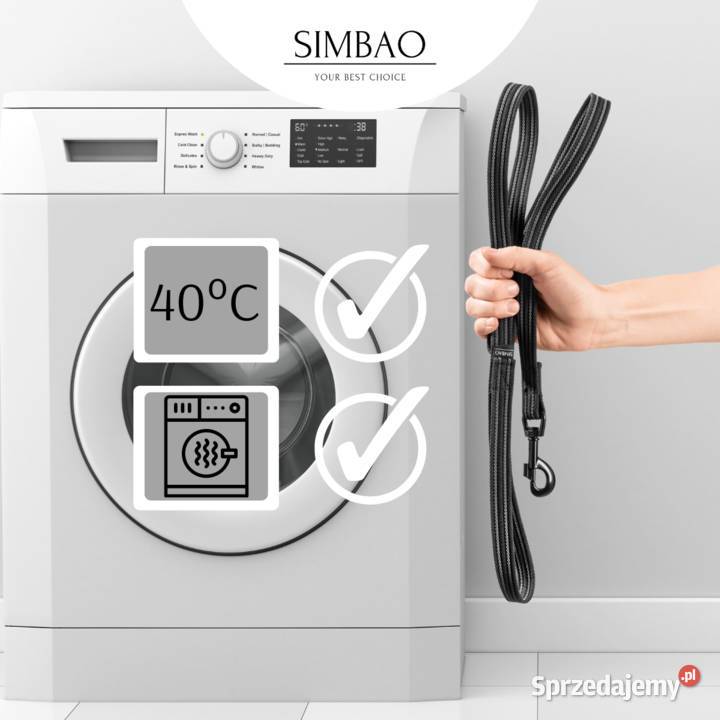 Długa mocna smycz treningowa duży pies czarna 7m Akcesoria dla zwierząt Oświęcim